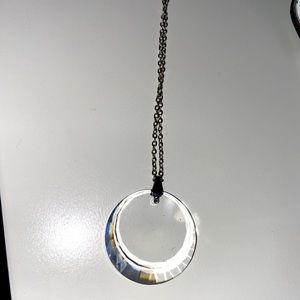 Silver Crystal Necklace